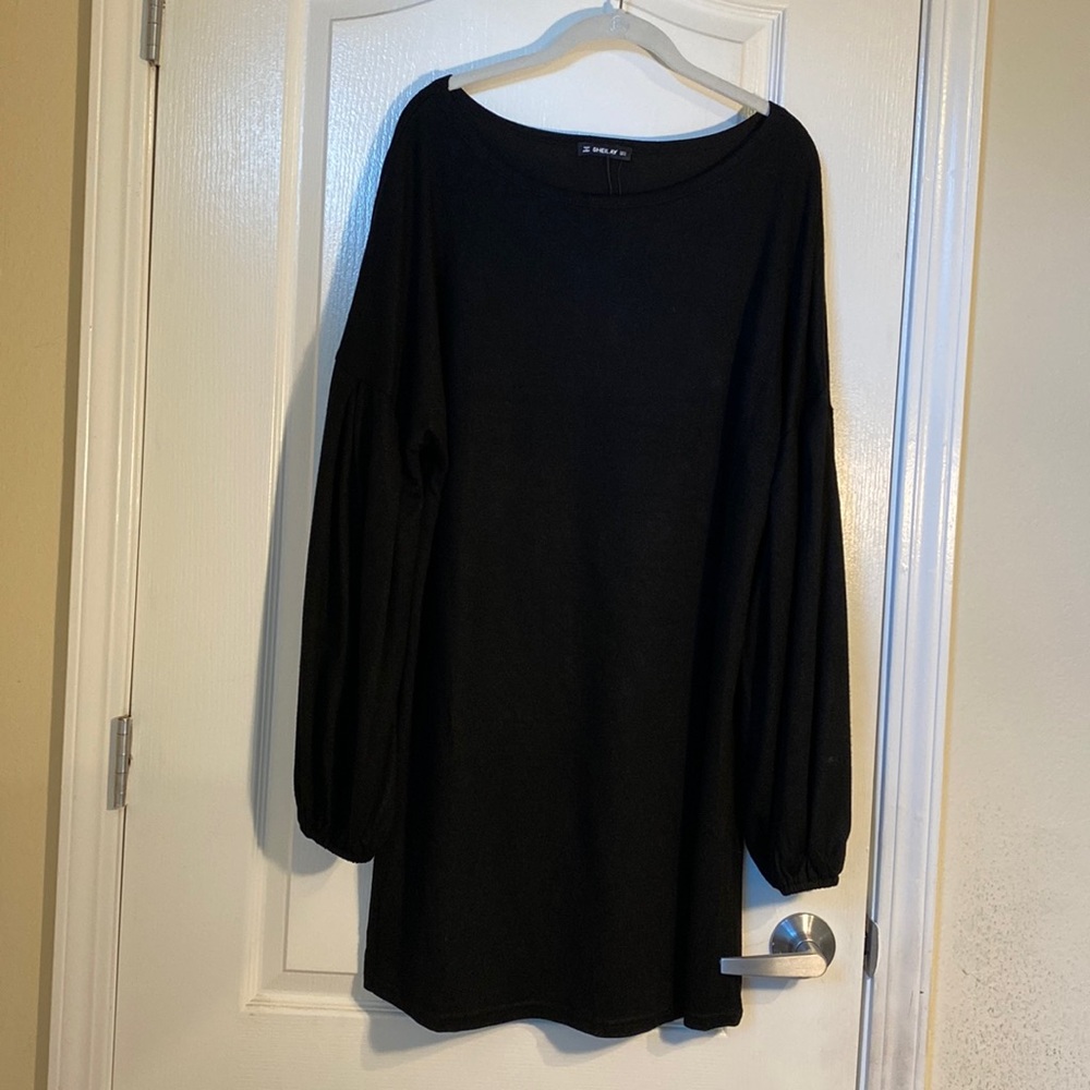 Black loose trend  dress